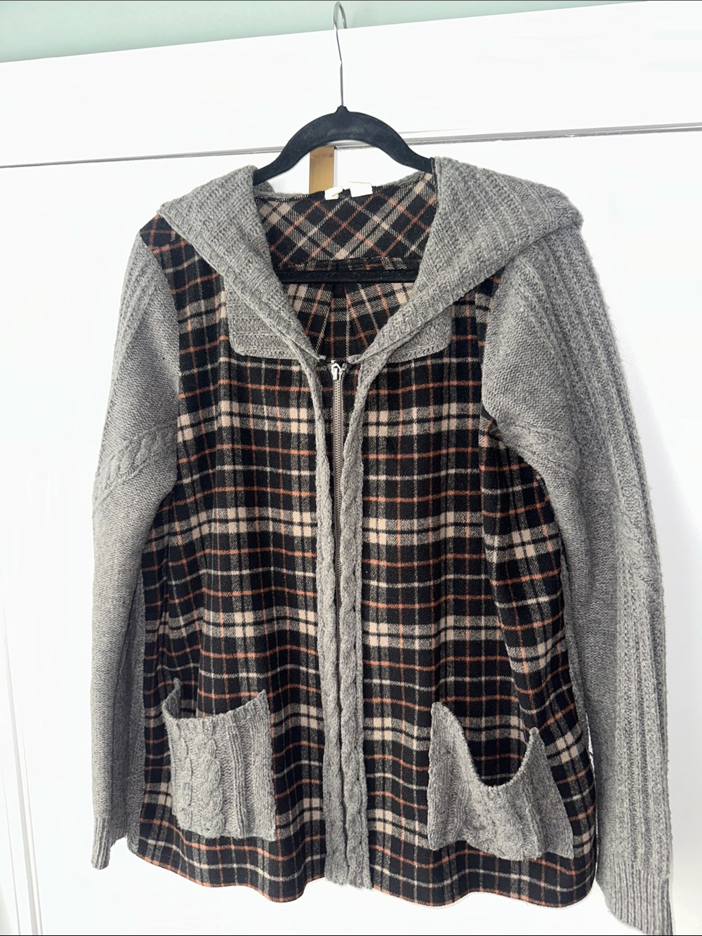 Moth from Anthropologie sweater zip up hoodie jacket